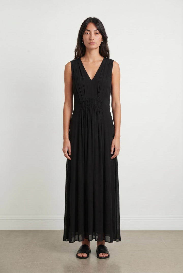 Robe Longue Noire - Taille M/38 de la marque IKKS | PARAD107297 - Vendu par Paradigme - Image 1