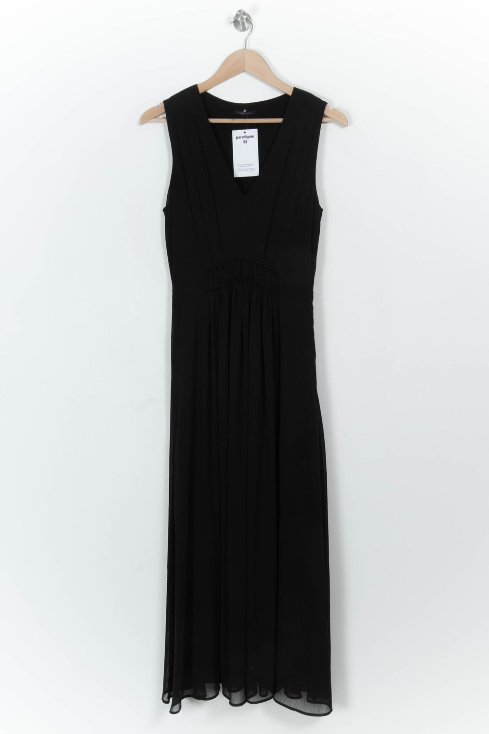 Robe Longue Noire - Taille M/38 de la marque IKKS | PARAD107297 - Vendu par Paradigme - Image 2