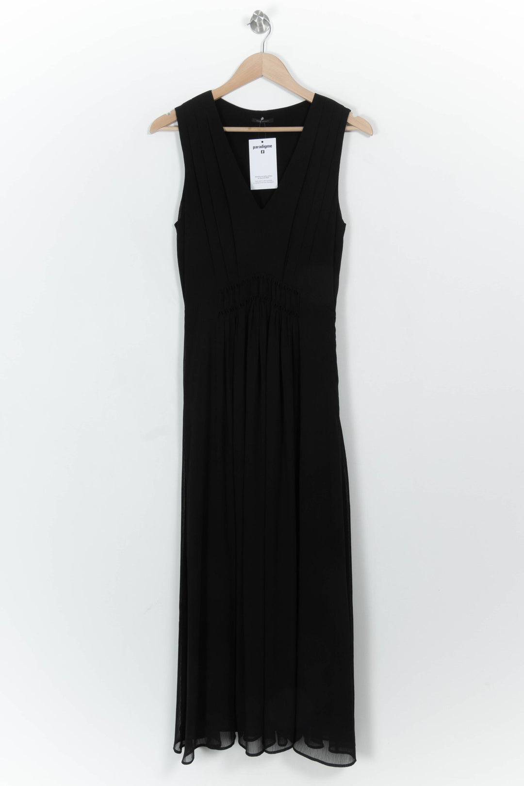 Robe Longue Noire - Taille M/38 de la marque IKKS | PARAD107297 - Vendu par Paradigme - Image 2