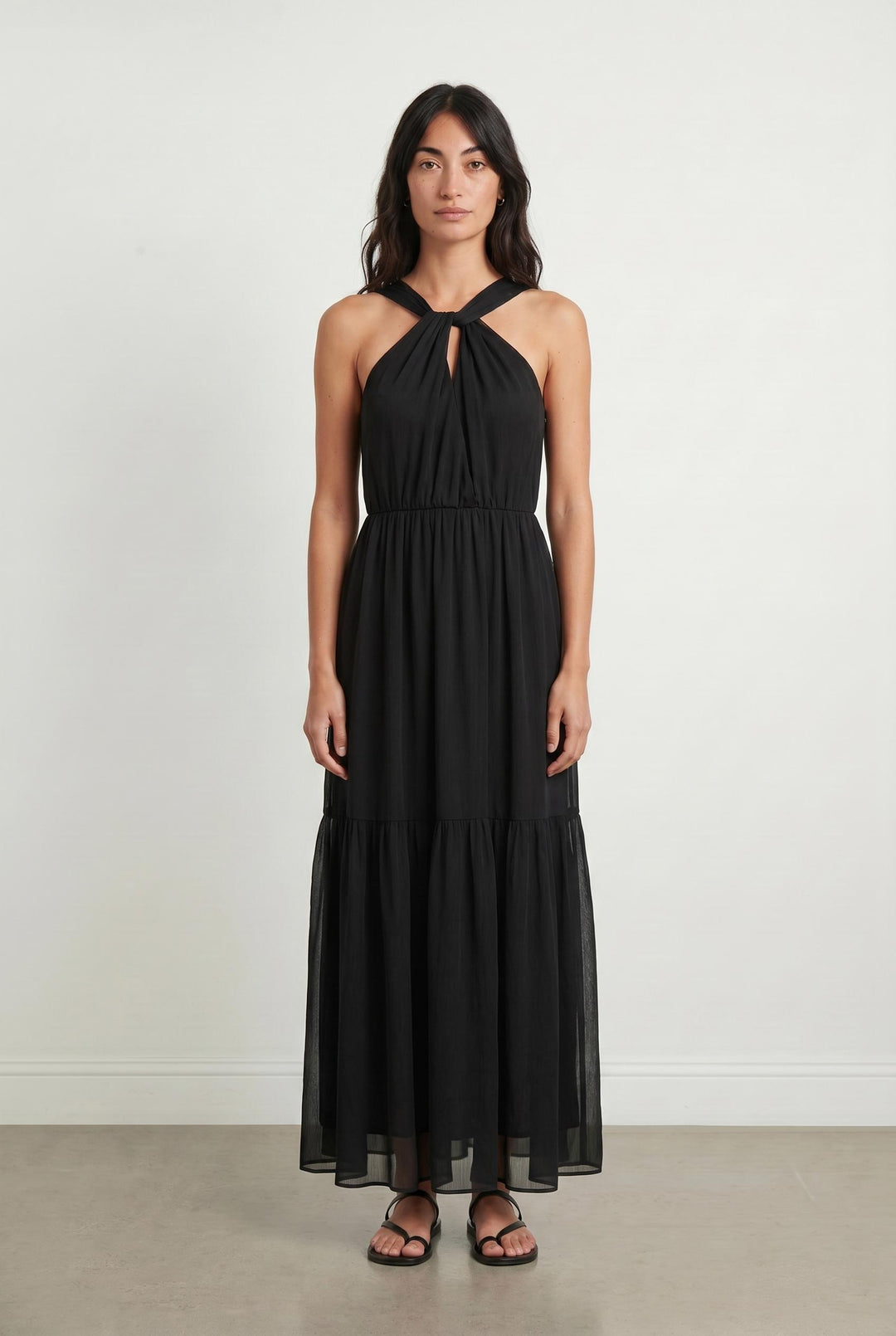 Robe Longue Noire - Taille M/38 de la marque Comptoir des Cotonniers | PARAD107303 - Vendu par Paradigme - Image 1
