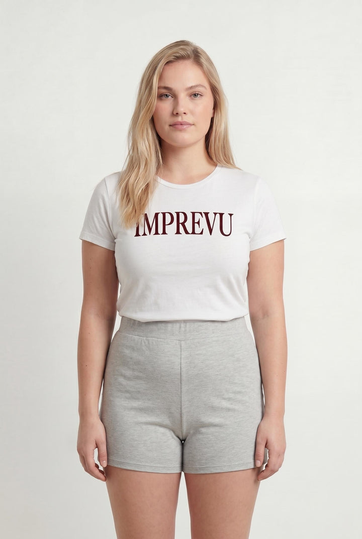 Tee-shirt Blanc - Taille XL/42 de la marque Imprevu | PARAD107304 - Vendu par Paradigme - Image 1