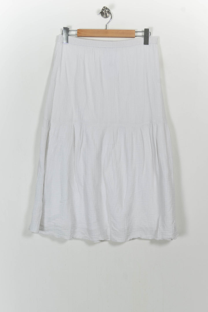 Jupe Longue Blanche - Taille L/40 de la marque Des petits hauts | PARAD107305 - Vendu par Paradigme - Image 4