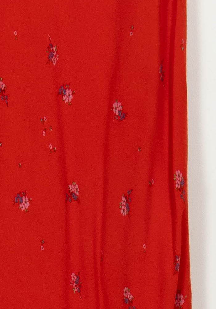 Jupe Longue Rouge - Taille L/40 de la marque Des petits hauts | PARAD107307 - Vendu par Paradigme - Image 3