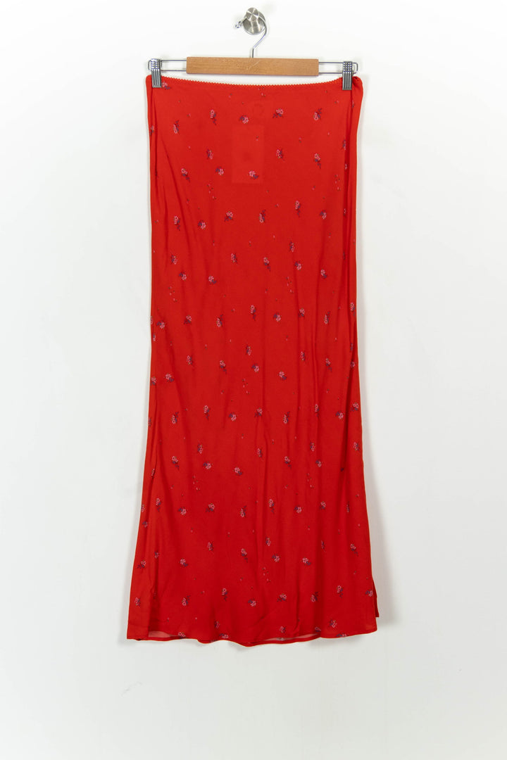 Jupe Longue Rouge - Taille L/40 de la marque Des petits hauts | PARAD107307 - Vendu par Paradigme - Image 2