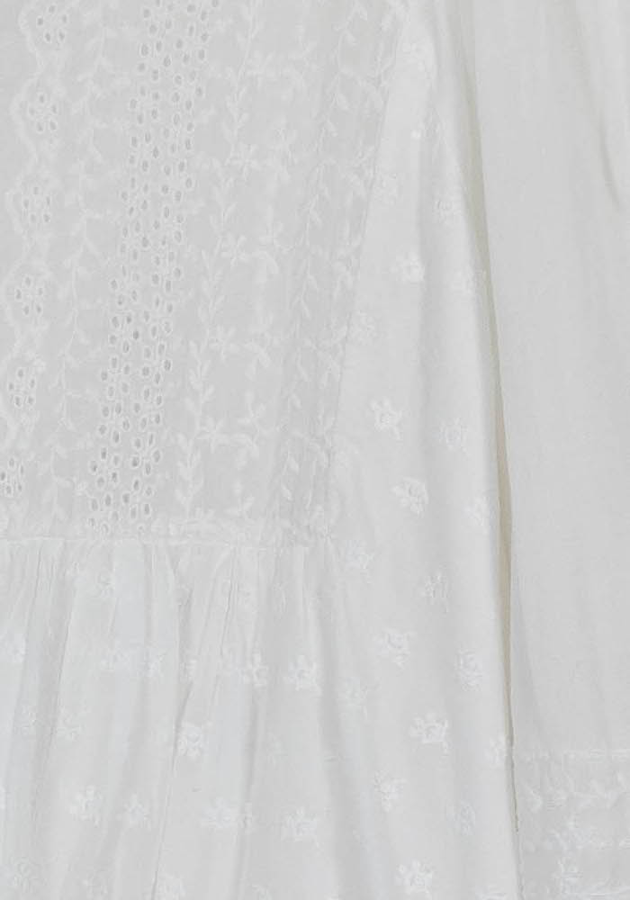 Robe Courte Blanche - Taille M/38 de la marque Des petits hauts | PARAD107308 - Vendu par Paradigme - Image 3