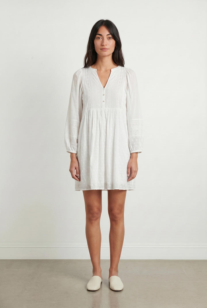 Robe Courte Blanche - Taille M/38 de la marque Des petits hauts | PARAD107308 - Vendu par Paradigme - Image 1