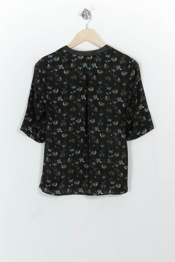 Blouse Noire à Motifs - Taille XS/34 de la marque One Step | PARAD107309 - Vendu par Paradigme - Image 4