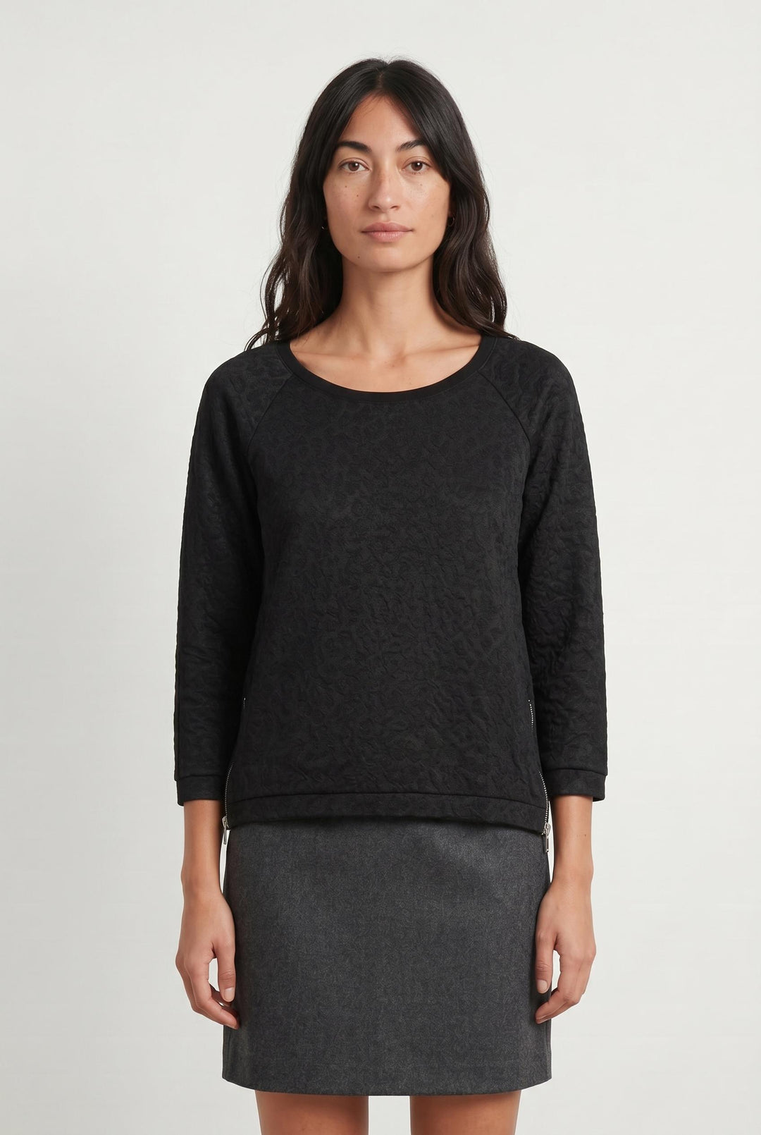 Sweat Noir - Taille S/36 de la marque One Step | PARAD107313 - Vendu par Paradigme - Image 1