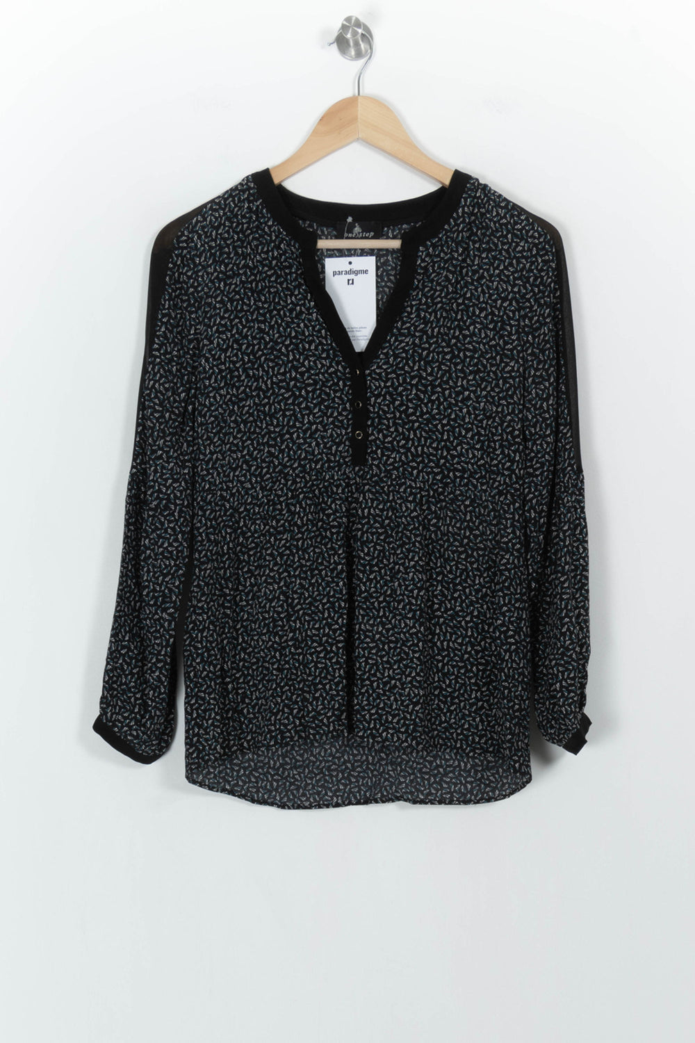 Blouse Bleue - Taille XS/34 de la marque One Step | PARAD107318 - Vendu par Paradigme - Image 2