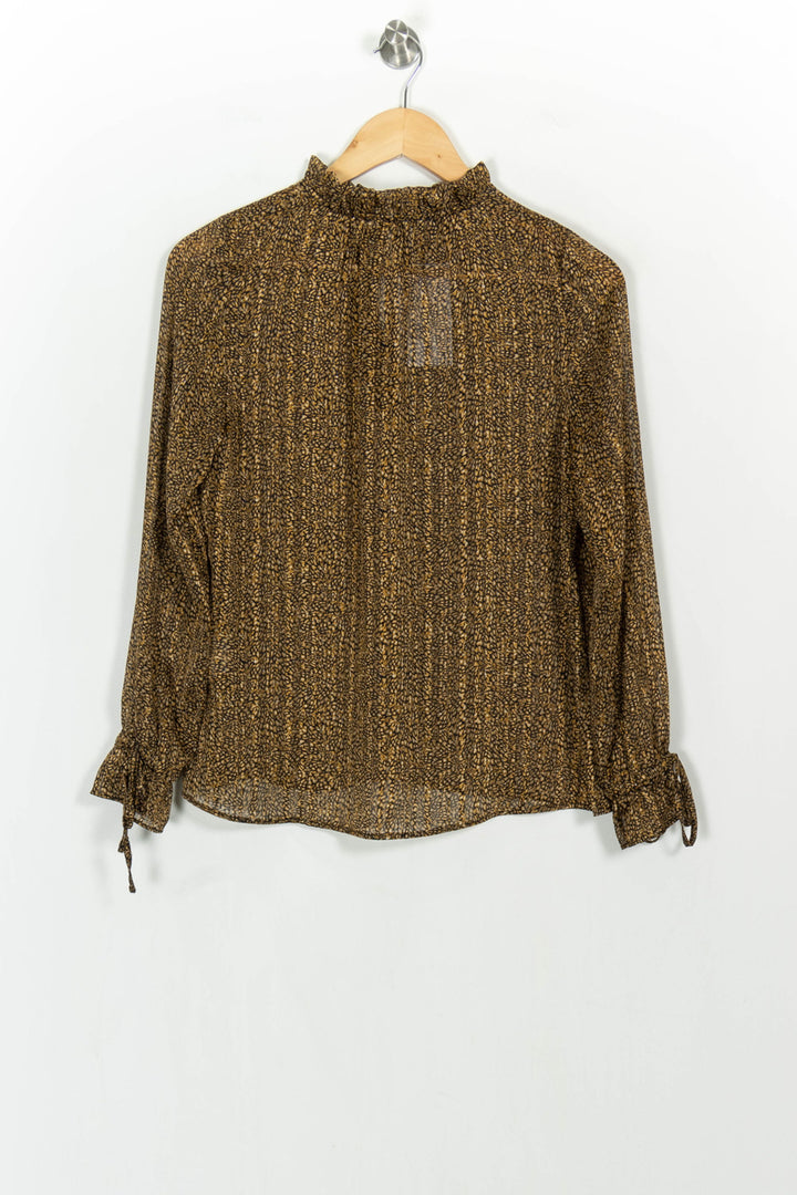 Blouse Or - Taille XS/34 de la marque Sud express | PARAD107319 - Vendu par Paradigme - Image 4