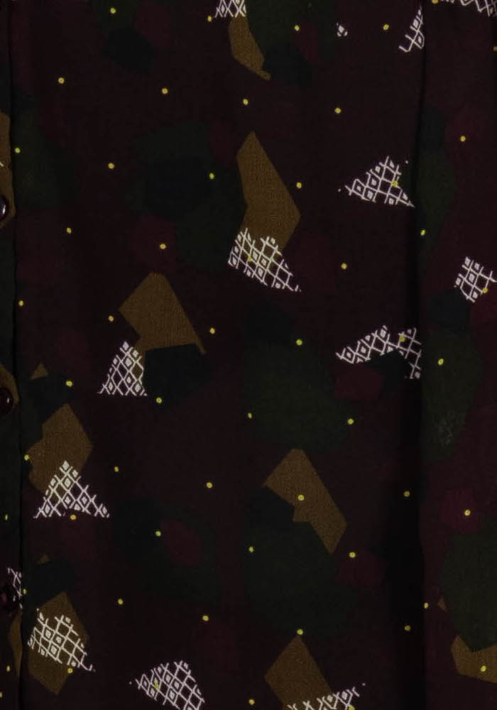 Blouse Violette et Kaki - Taille S/36 de la marque One Step | PARAD107320 - Vendu par Paradigme - Image 3