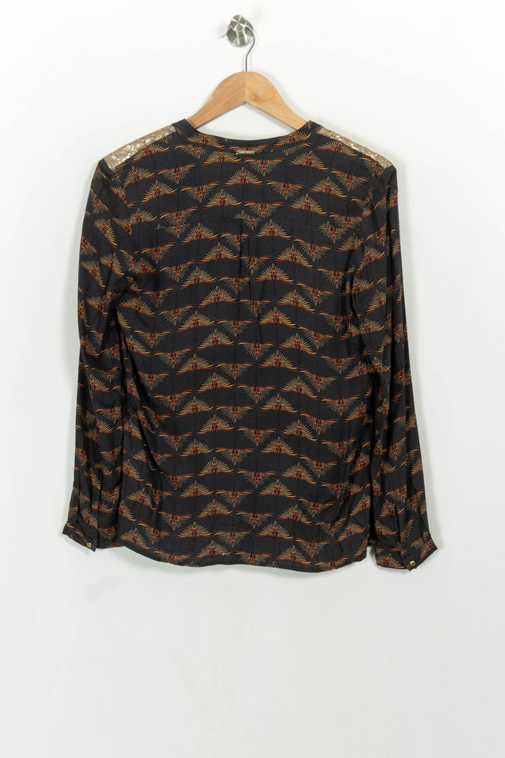 Blouse Noire et Orange - Taille XS/34 de la marque One Step | PARAD107321 - Vendu par Paradigme - Image 4