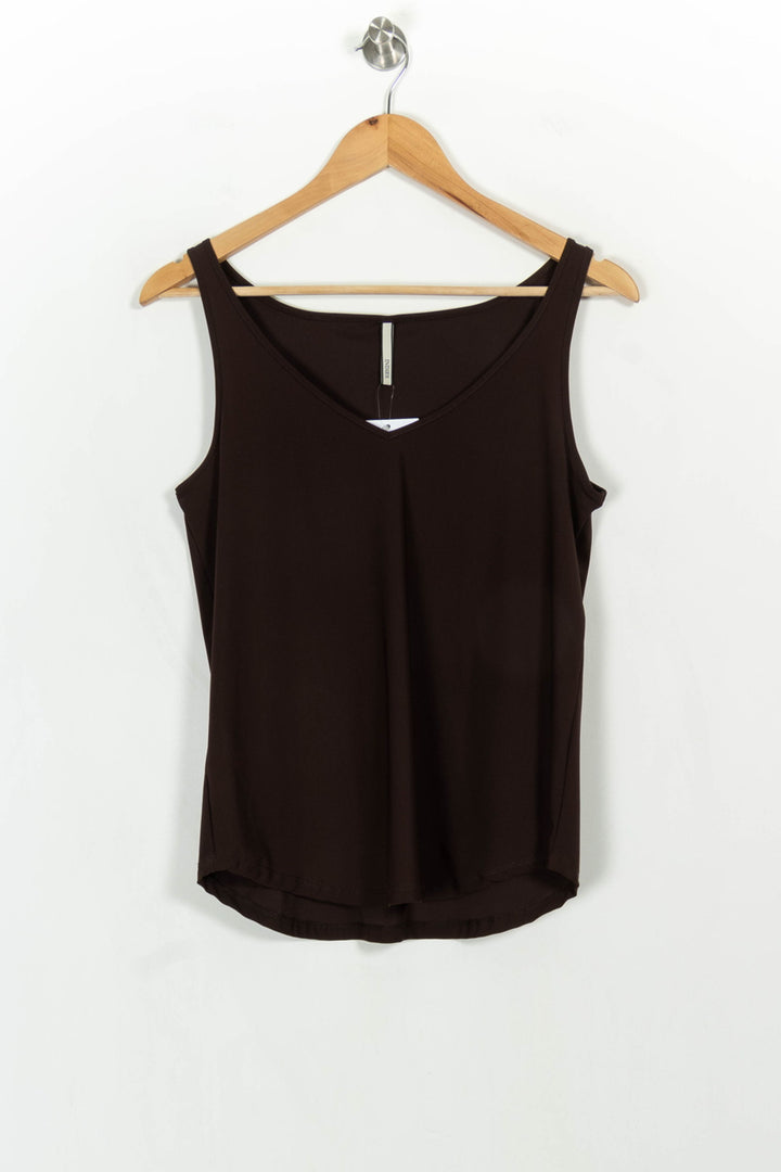 Débardeur Marron - Taille M/38 de la marque Indies | PARAD107323 - Vendu par Paradigme - Image 2