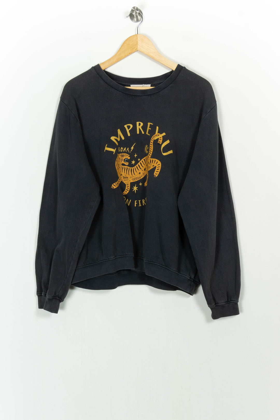 Sweat Noir et Jaune - Taille L/40 de la marque Imprevu | PARAD107330 - Vendu par Paradigme - Image 2