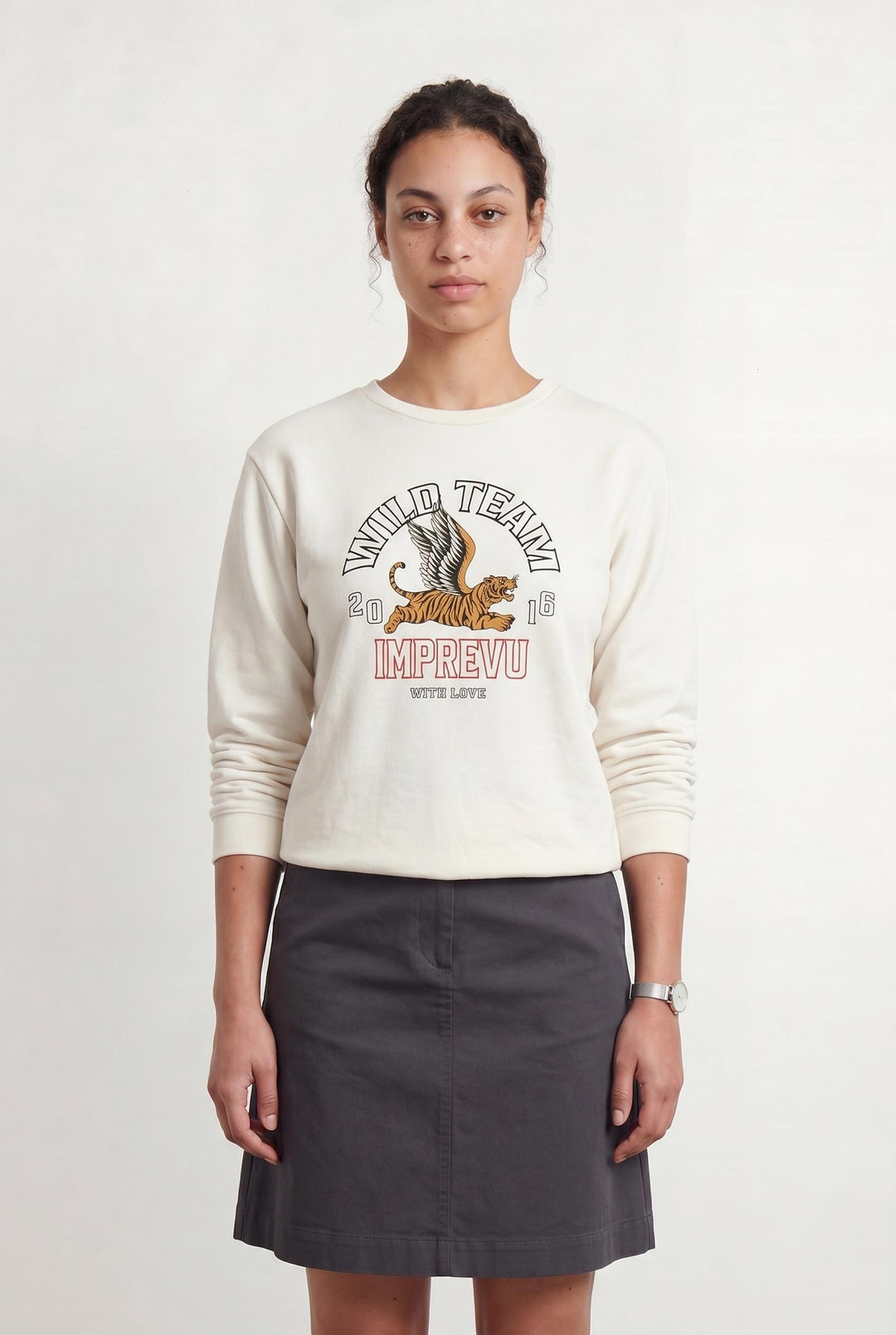Sweatshirt Beige - Taille L/40 de la marque Imprevu | PARAD107331 - Vendu par Paradigme - Image 1
