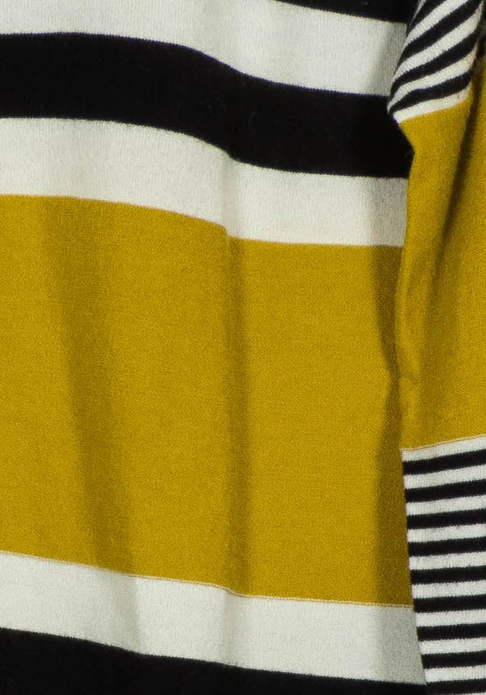 Pull Rayé Noir Blanc et Jaune - Taille M/38 de la marque Liu Jo | PARAD107333 - Vendu par Paradigme - Image 3