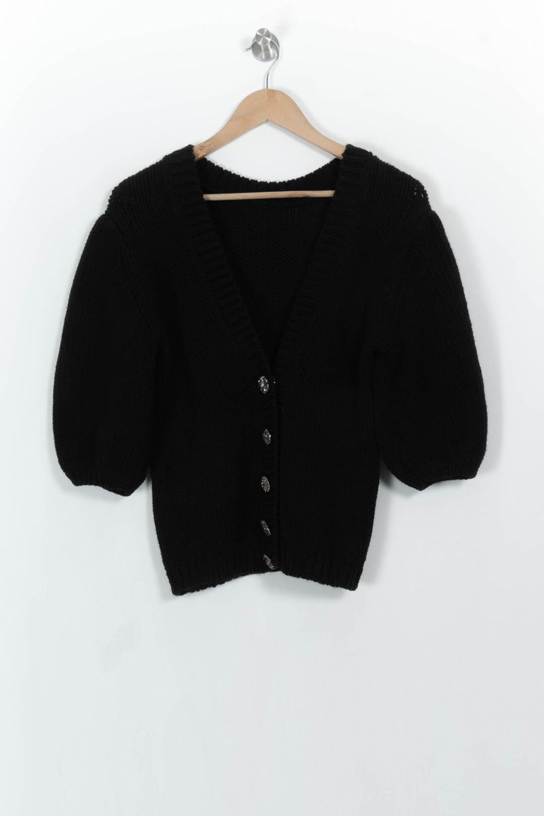 Pull Noir - Taille S/36 de la marque ba&sh | PARAD107337 - Vendu par Paradigme - Image 4
