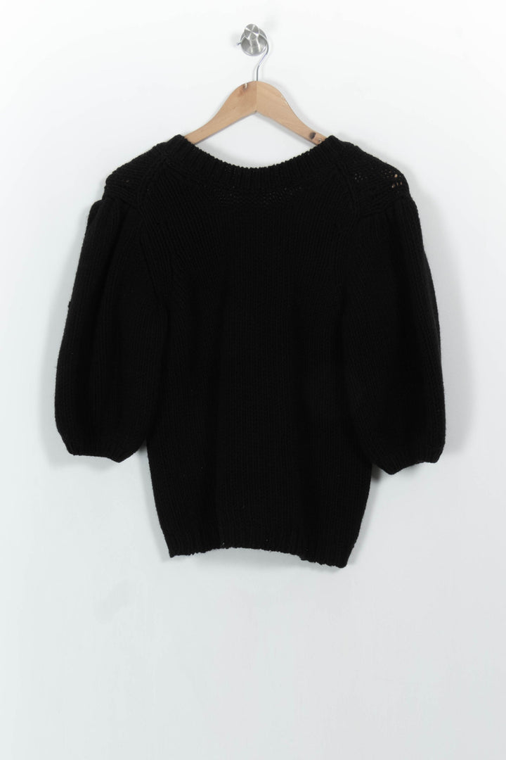Pull Noir - Taille S/36 de la marque ba&sh | PARAD107337 - Vendu par Paradigme - Image 2