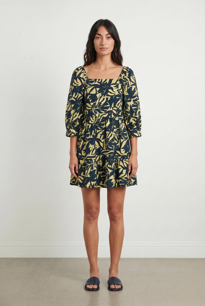 Robe Courte Jaune et Noire - Taille M/38 de la marque ba&sh | PARAD107339 - Vendu par Paradigme - Image 1