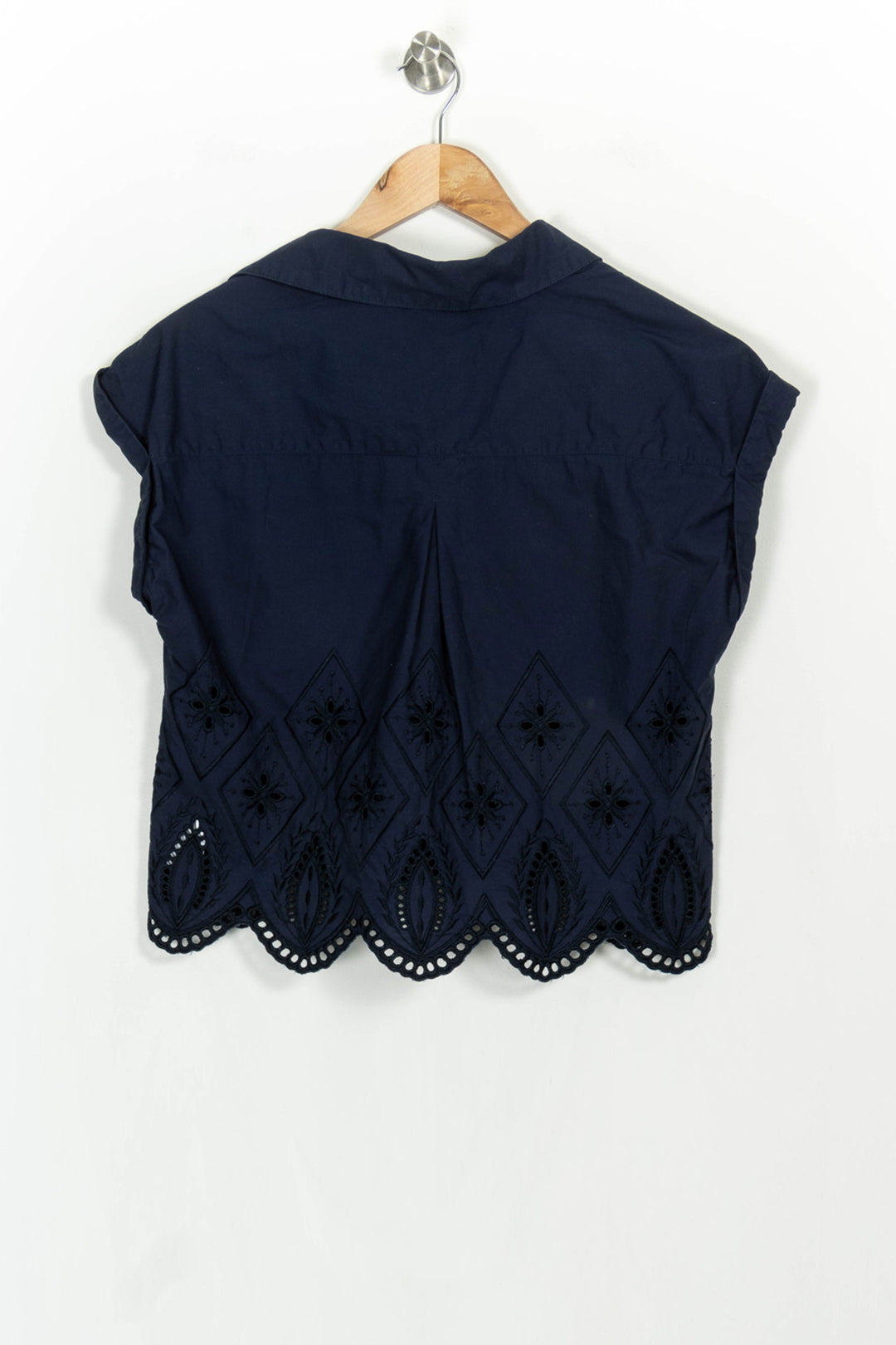 Blouse Bleue - Taille M/38 de la marque Caroll | PARAD107341 - Vendu par Paradigme - Image 4