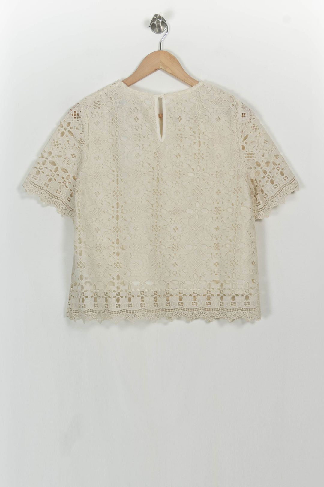 Blouse Blanche - Taille M/38 de la marque La Fée Maraboutée | PARAD107343 - Vendu par Paradigme - Image 4