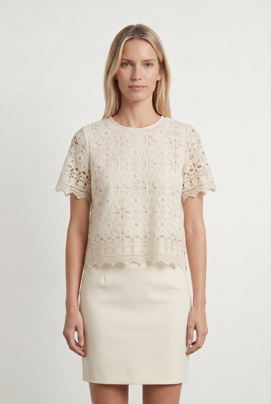 Blouse Blanche - Taille M/38 de la marque La Fée Maraboutée | PARAD107343 - Vendu par Paradigme - Image 1