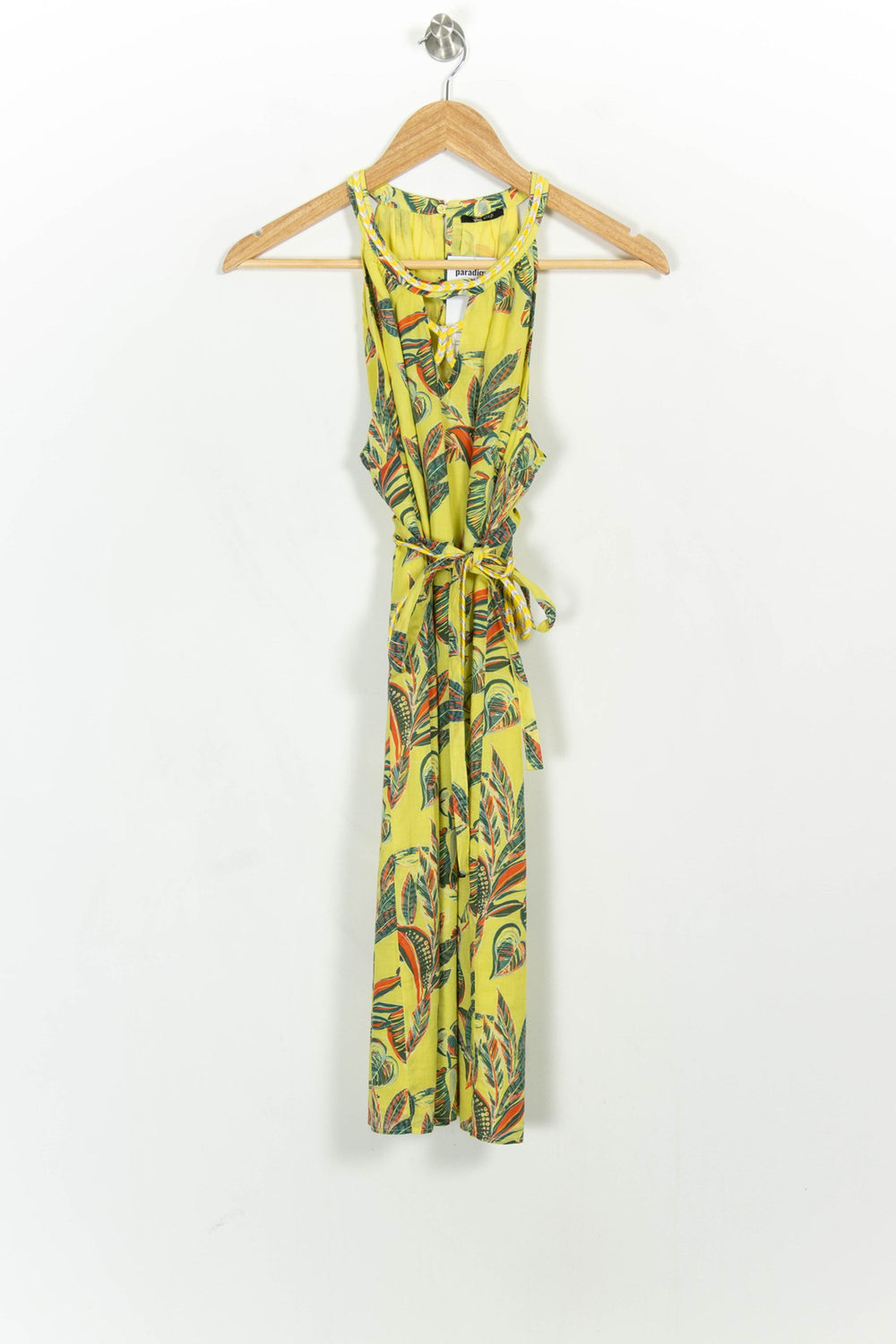 Robe Portefeuille Jaune et Vert - Taille L/40 de la marque One Step | PARAD107344 - Vendu par Paradigme - Image 2