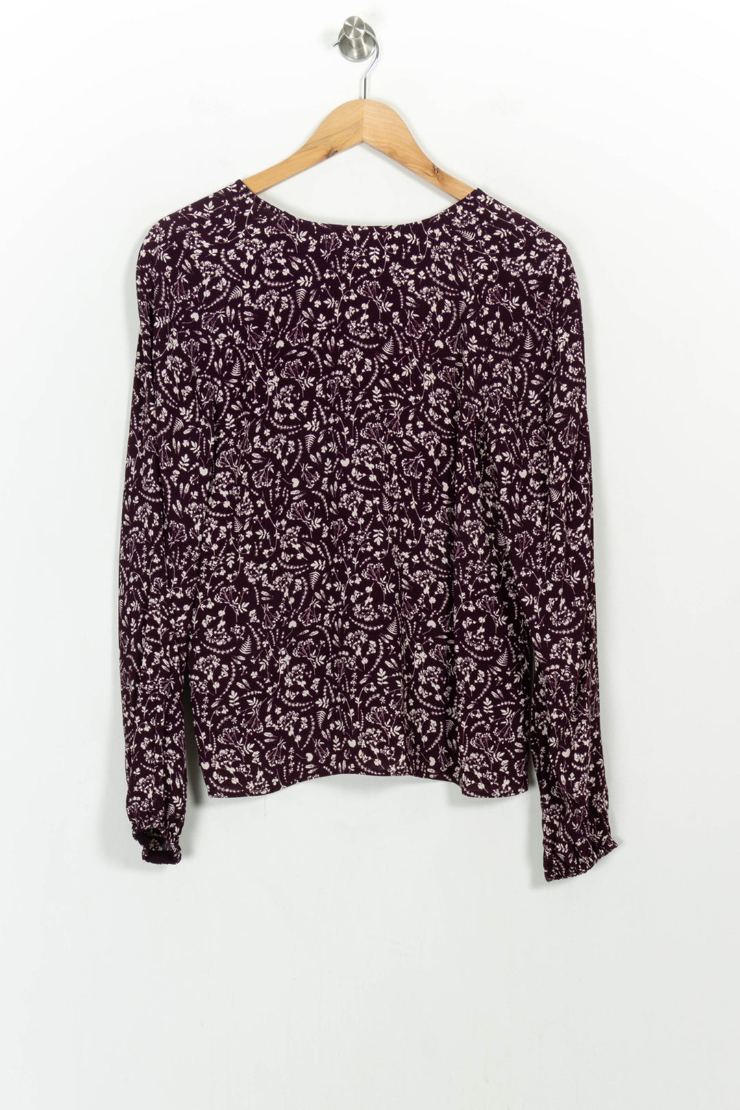 Blouse Fleurie Violette et Blanche - Taille L/40 de la marque Comptoir des Cotonniers | PARAD107347 - Vendu par Paradigme - Image 4