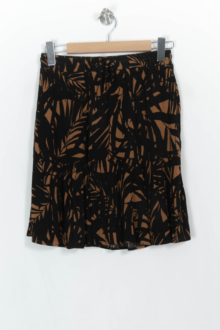 Jupe Noire et Marron - Taille M/38 de la marque La Fée Maraboutée | PARAD107350 - Vendu par Paradigme - Image 2