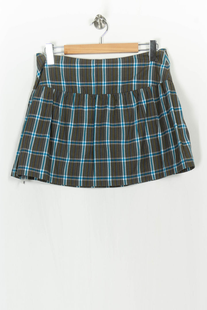 Jupe Plissée Bleue et Marron - Taille XL/42 de la marque Soeur | PARAD107361 - Vendu par Paradigme - Image 4