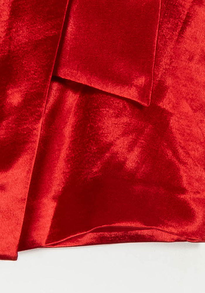 Jupe Portefeuille Rouge - Taille M/38 de la marque ba&sh | PARAD107366 - Vendu par Paradigme - Image 3