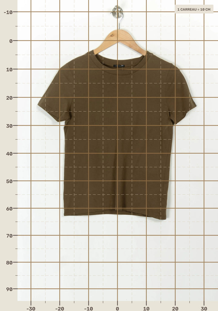 Tee-shirt Vert - Taille S/36 de la marque IKKS | PARAD107368 - Vendu par Paradigme - Image 4