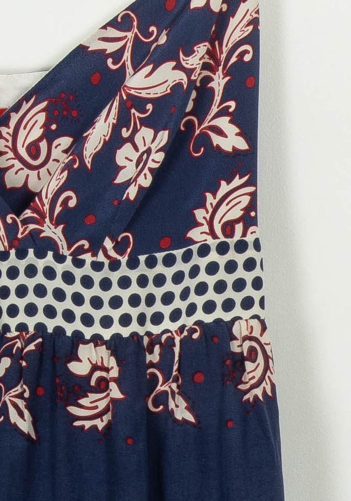 Robe Courte Bleue et Blanche - Taille M/38 de la marque Derhy | PARAD107371 - Vendu par Paradigme - Image 3