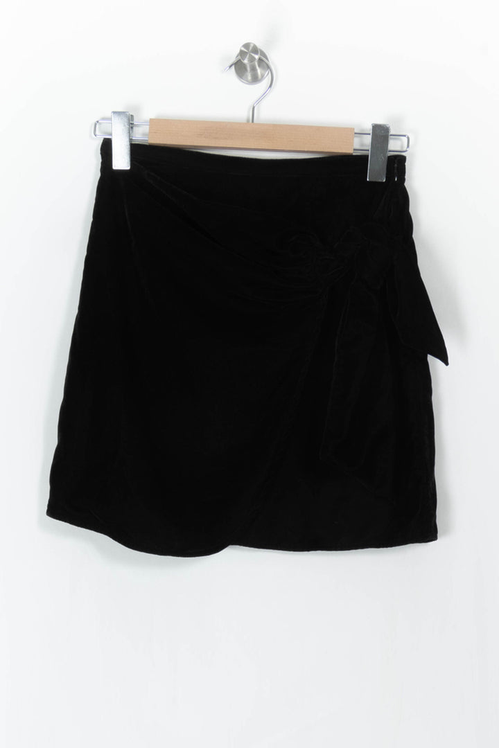 Jupe Portefeuille Noire - Taille S/36 de la marque Petite Mendigote | PARAD107375 - Vendu par Paradigme - Image 2