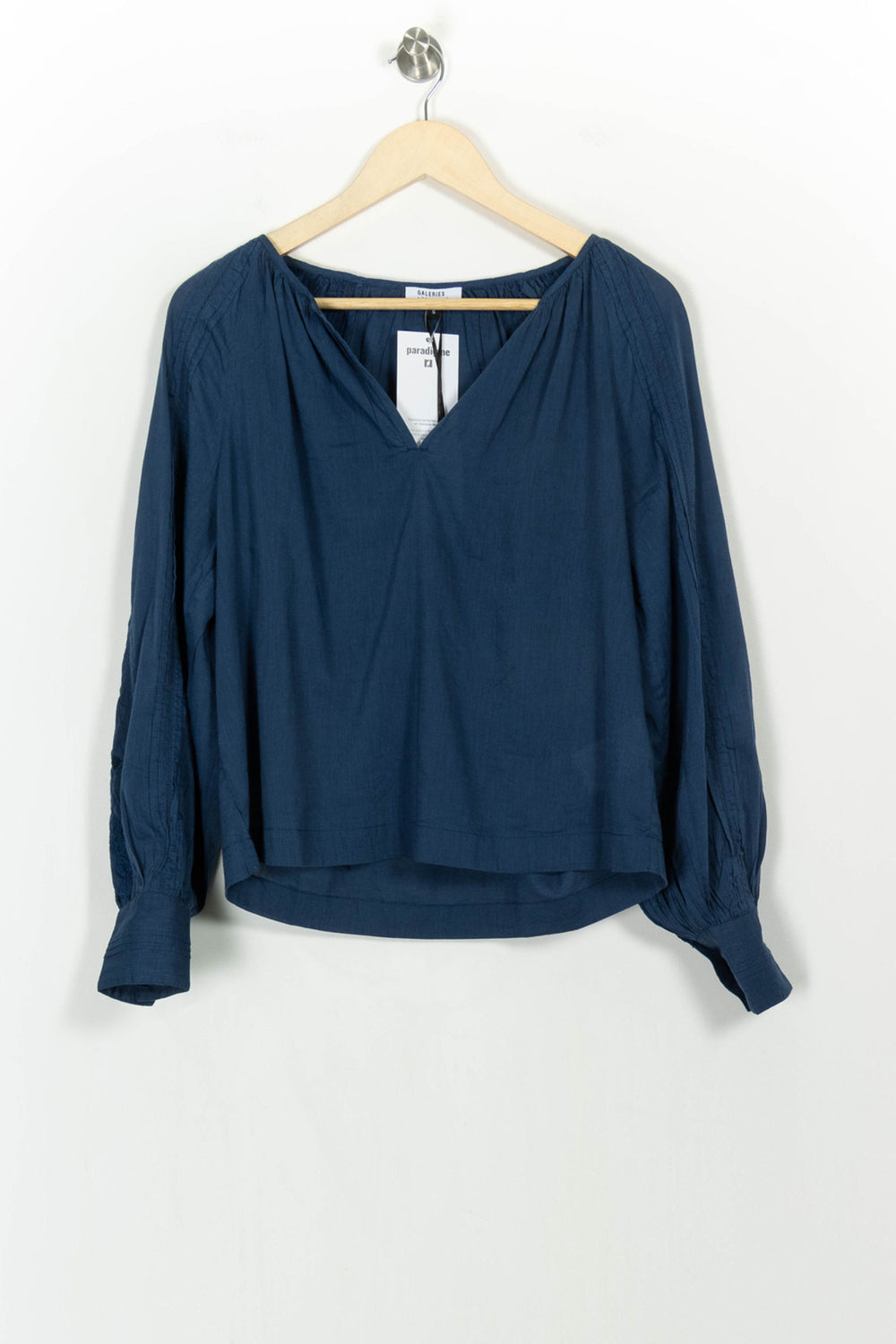 Blouse Bleue - Taille S/36 de la marque Galeries Lafayette | PARAD107377 - Vendu par Paradigme - Image 2