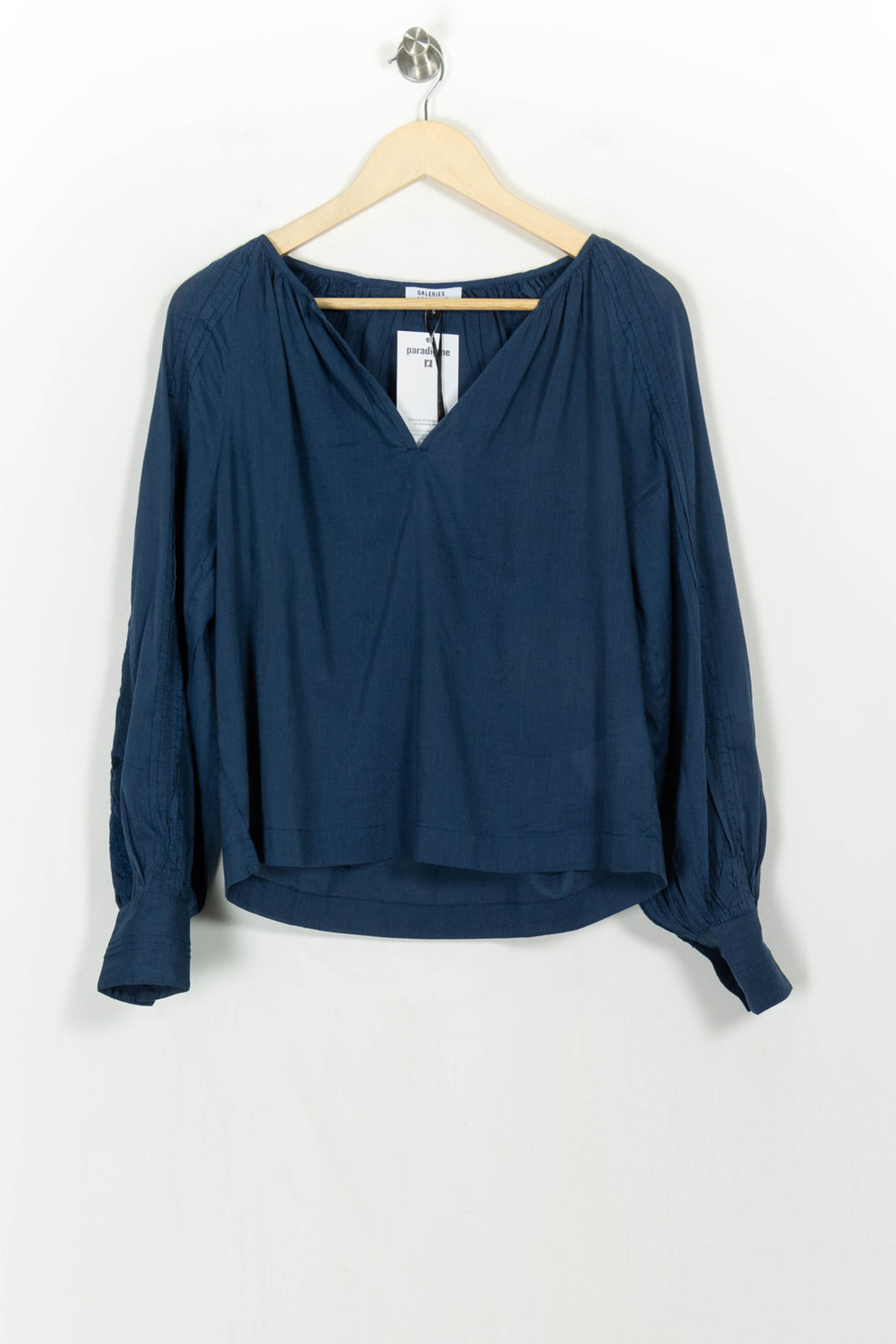 Blouse Bleue - Taille S/36 de la marque Galeries Lafayette | PARAD107377 - Vendu par Paradigme - Image 2