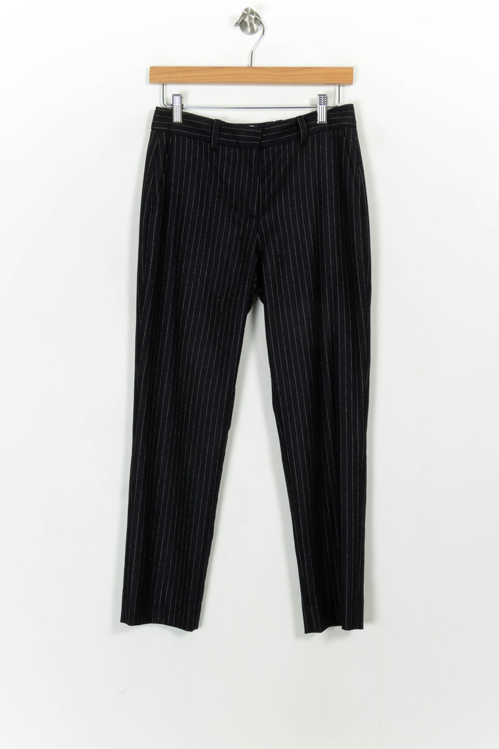Pantalon À Rayures Noir et Blanc - Taille S/36 de la marque Ines de la Fressange Paris | PARAD107379 - Vendu par Paradigme - Image 2