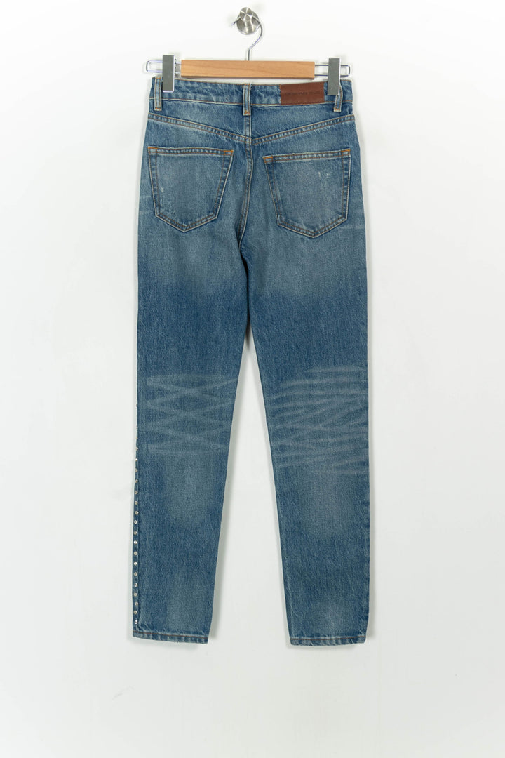 Jean Bleu - Taille XS/34 de la marque The Kooples | PARAD107380 - Vendu par Paradigme - Image 4