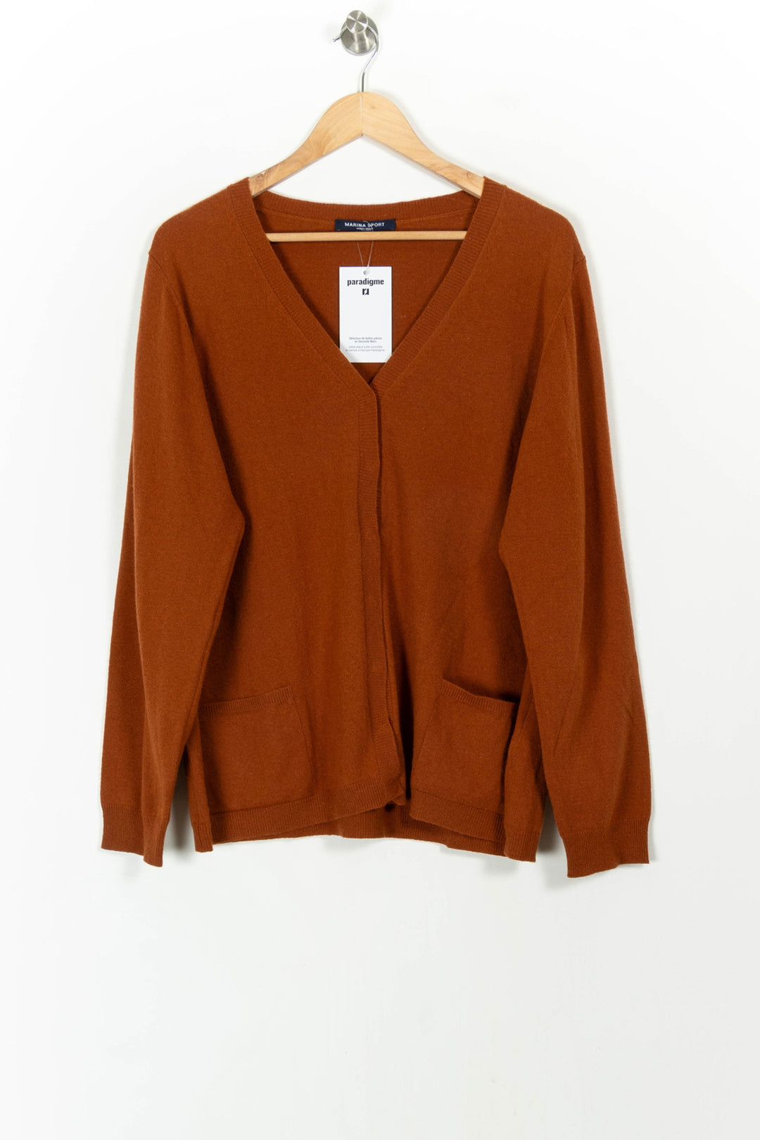 Cardigan Orange - Taille L/40 de la marque Marina Rinaldi | PARAD107387 - Vendu par Paradigme - Image 2