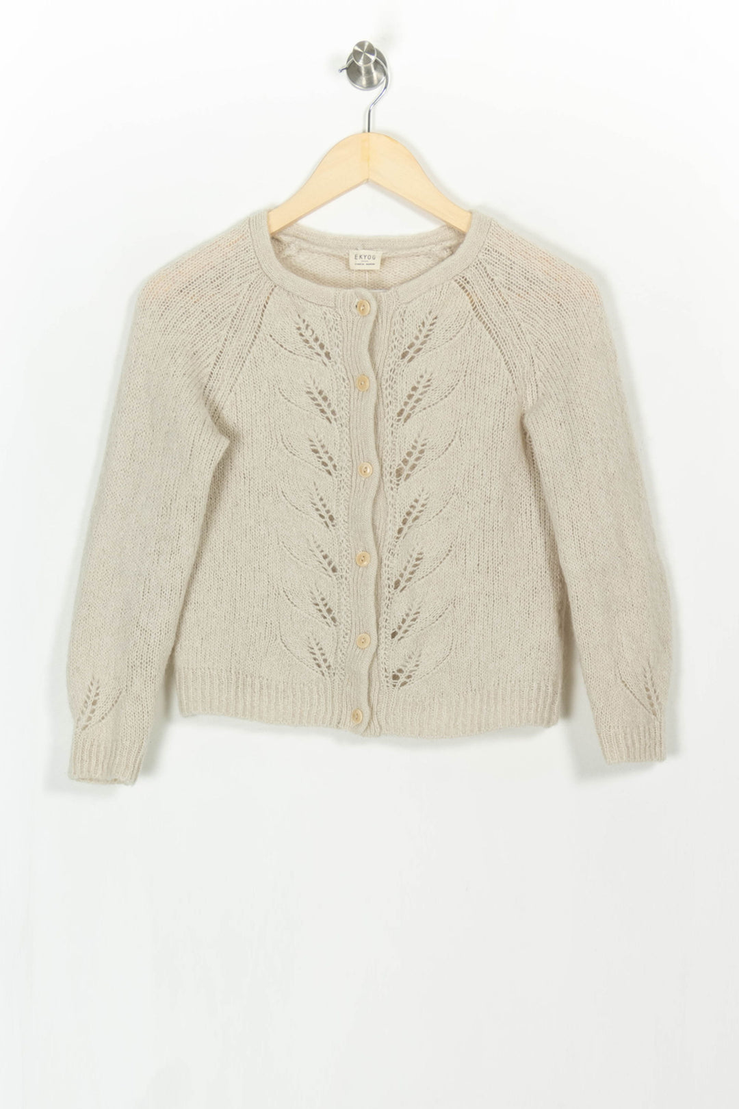 Cardigan Beige - Taille M/38 de la marque Ekyog | PARAD107392 - Vendu par Paradigme - Image 2