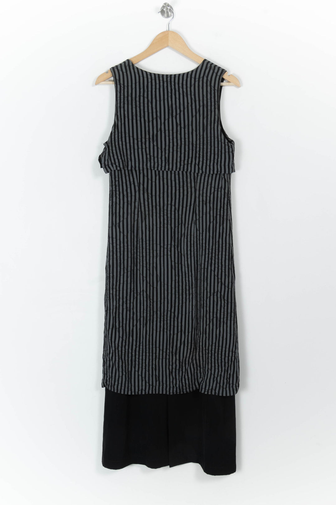 Robe Longue Noire et Grise - Taille M/38 de la marque ZAPA | PARAD107393 - Vendu par Paradigme - Image 4
