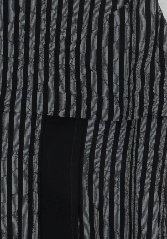 Robe Longue Noire et Grise - Taille M/38 de la marque ZAPA | PARAD107393 - Vendu par Paradigme - Image 3