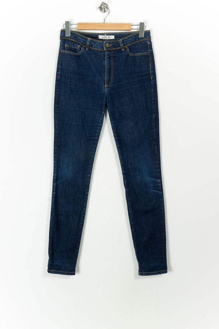 Jean Slim Bleu - Taille L/40 de la marque I.Code | PARAD107398 - Vendu par Paradigme - Image 2