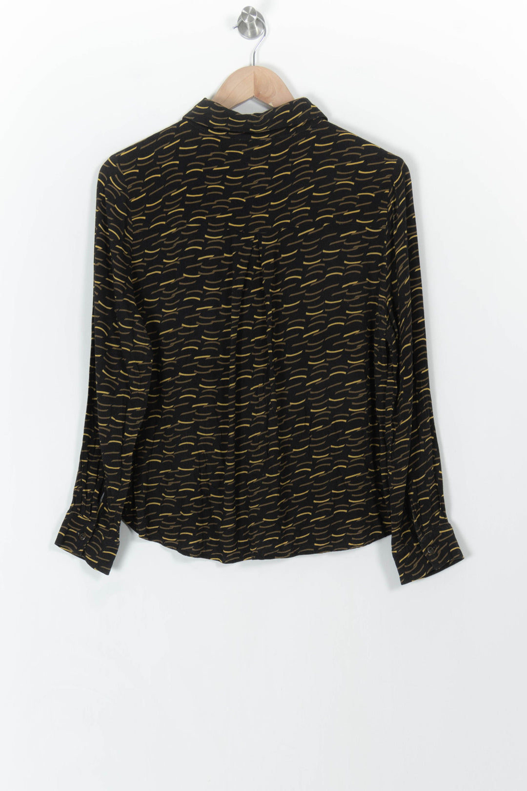 Chemisier Noir et Jaune - Taille XL/42 de la marque La Fée Maraboutée | PARAD107406 - Vendu par Paradigme - Image 4