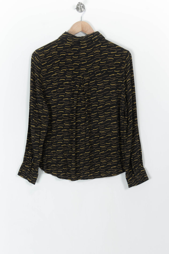 Chemisier Noir et Jaune - Taille XL/42 de la marque La Fée Maraboutée | PARAD107406 - Vendu par Paradigme - Image 4
