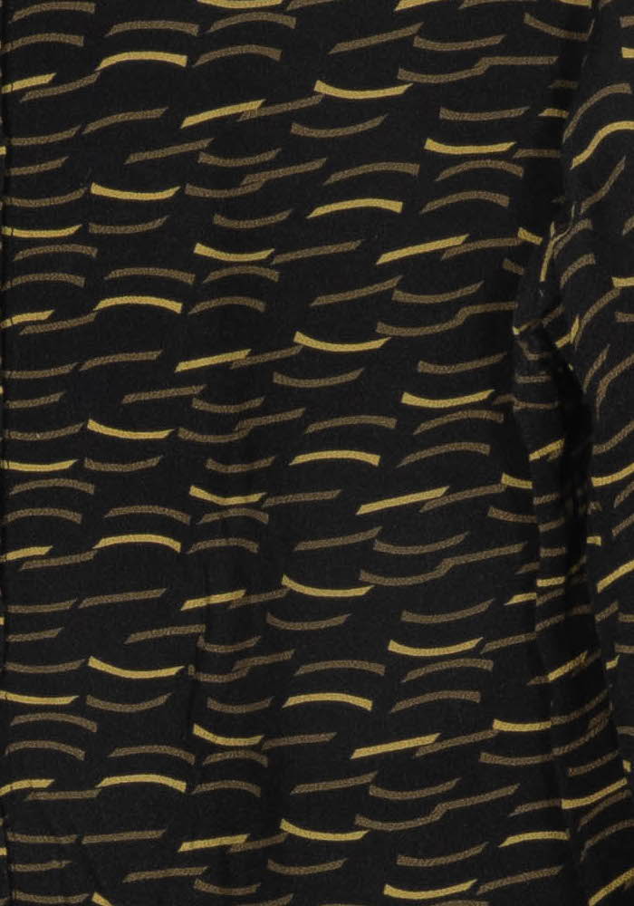 Chemisier Noir et Jaune - Taille XL/42 de la marque La Fée Maraboutée | PARAD107406 - Vendu par Paradigme - Image 3