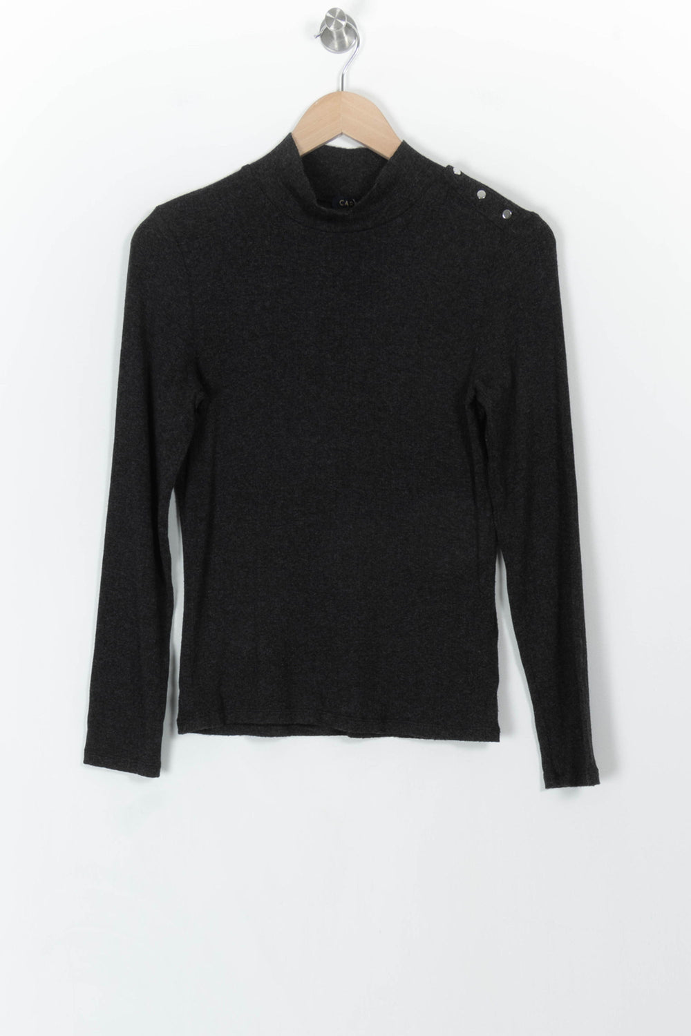 Sous-pull Gris - Taille L/40 de la marque Caroll | PARAD107412 - Vendu par Paradigme - Image 2