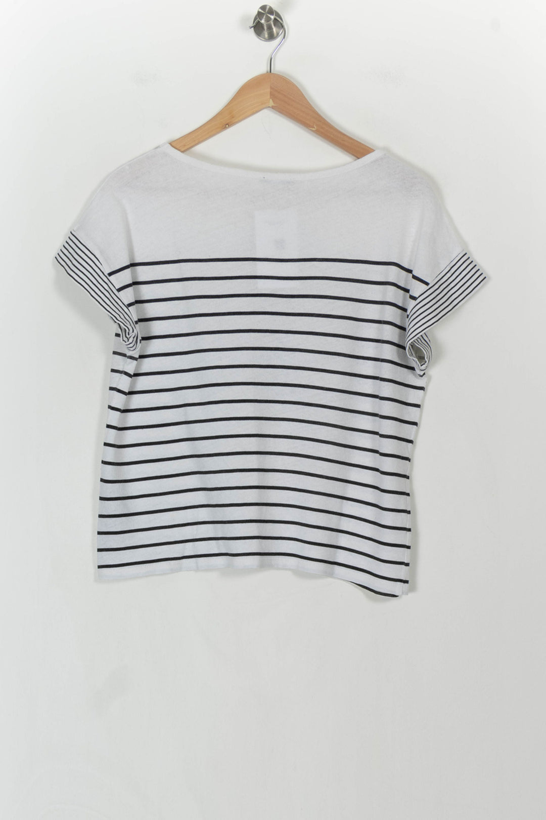 T-shirt Blanc et Noir - Taille M/38 de la marque One Step | PARAD107415 - Vendu par Paradigme - Image 4