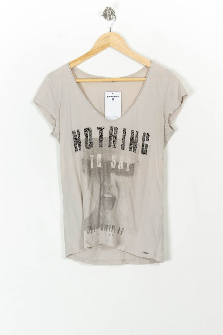 Tee-shirt Gris - Taille XL/42 de la marque IKKS | PARAD107417 - Vendu par Paradigme - Image 2