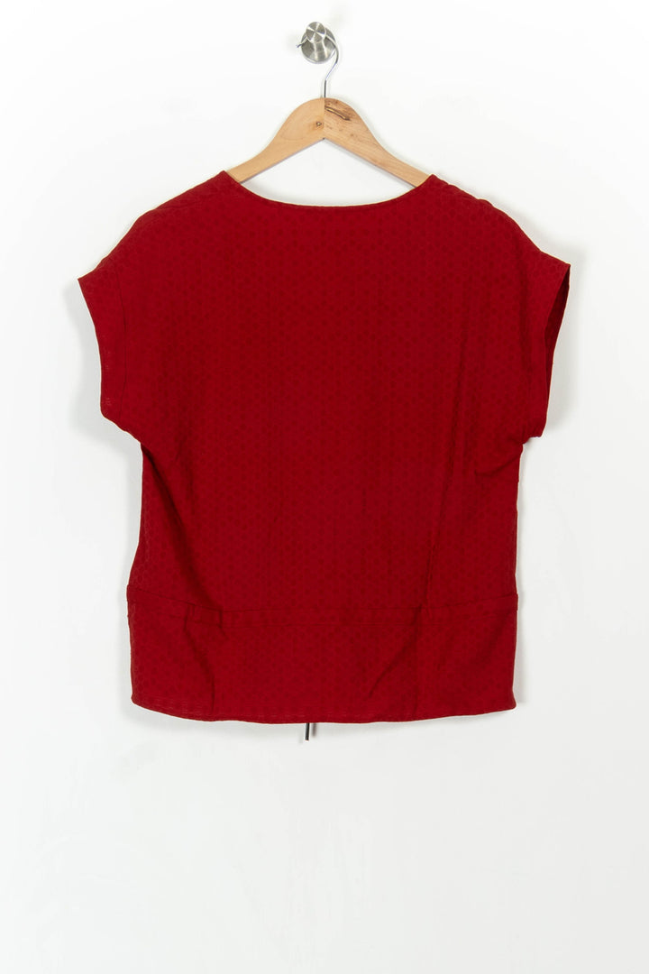 Blouse Bordeaux - Taille L/40 de la marque I.Code | PARAD107419 - Vendu par Paradigme - Image 4
